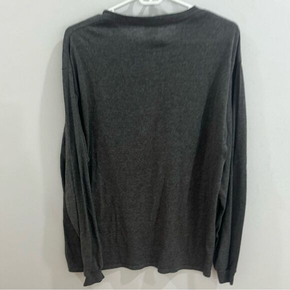 New York City distress flag screen print long sleeve tshirt size large - Picture 4 of 5